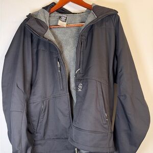 Lokai Men's Dark Gray Ski & Snowboard Jacket with Fleece Lining